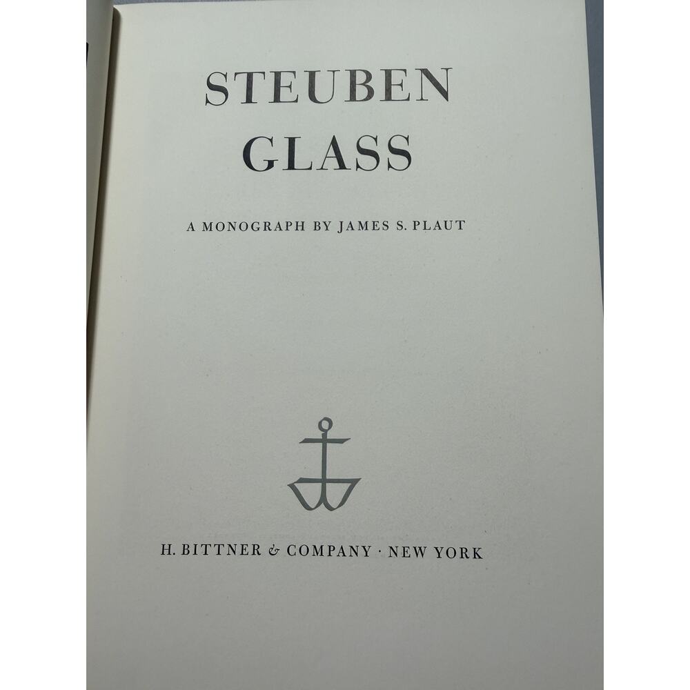 Steuben Glass Monograph James S. Plaut 1948 H. Bittner Hardcover DJ (Vintage) - Picture 4 of 11
